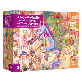 A Day in the Castle with Dragons Orcs & Jesters Puzzle
