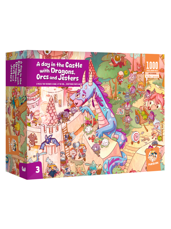 A Day in the Castle with Dragons Orcs & Jesters Puzzle