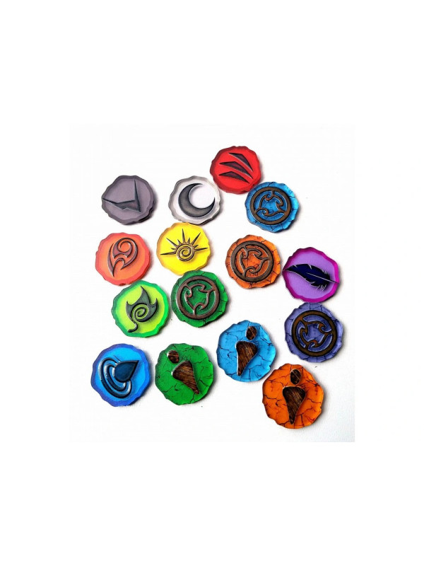 Acrylic Spirit Island Branch & Claws Token Set