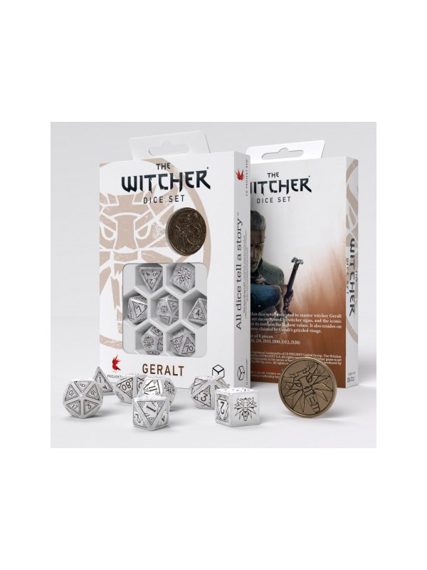 The Witcher Dice Set: Geralt – The White Wolf