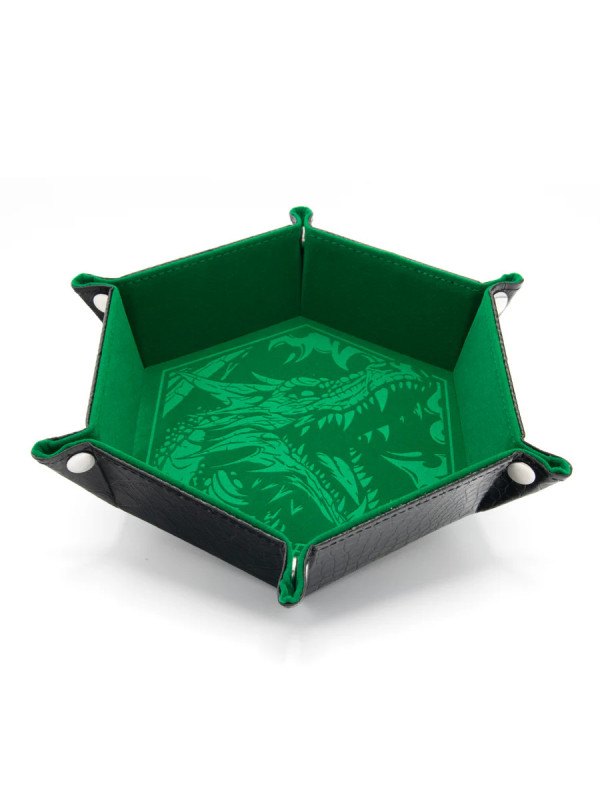 CritStones Foldable Dice Tray - Green
