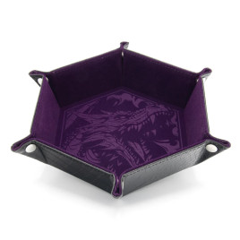 CritStones Foldable Dice Tray - Purple