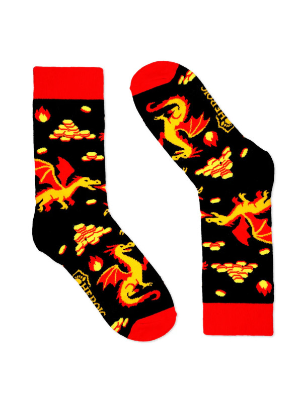 Greedy Dragon Socks -Size 39 - 42