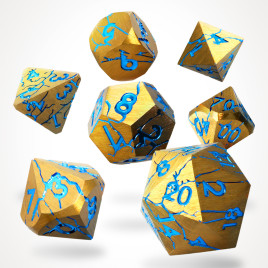 CritStones - Sundered Spells Metal RPG Dice Set