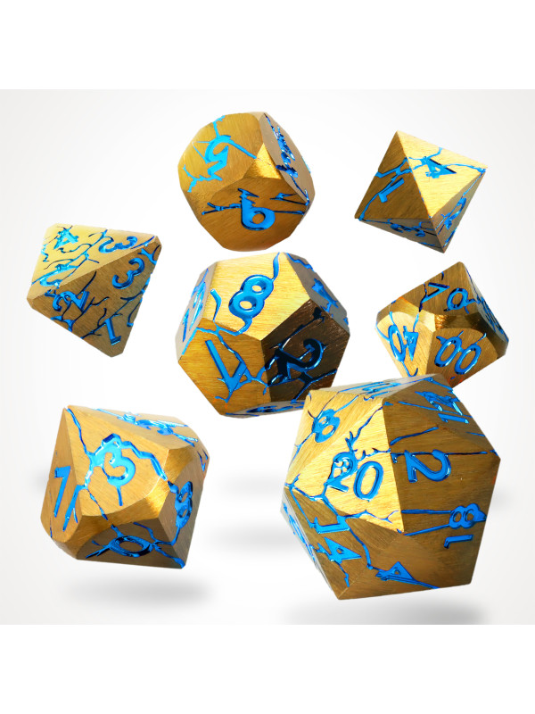 CritStones - Sundered Spells Metal RPG Dice Set