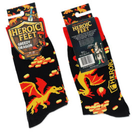 Heroic Feet - Greedy Dragon Socks