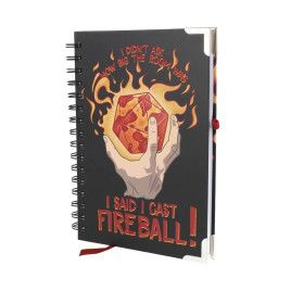 I Cast Fireball! Deluxe Notebook