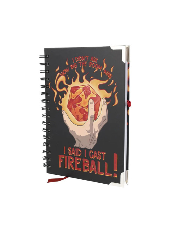 I Cast Fireball! Deluxe Notebook
