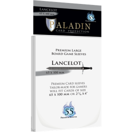 Paladin Sleeves - Lancelot Premium Large 65x100mm (55 Sleeves)