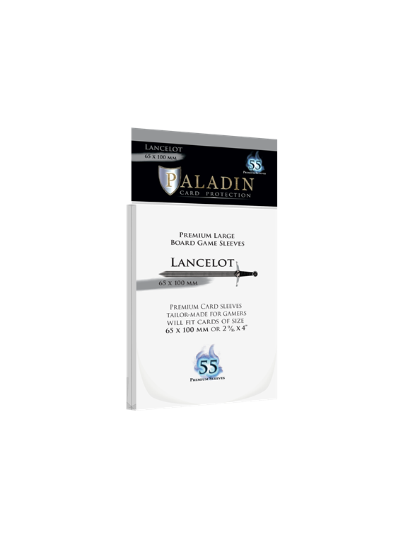 Paladin Sleeves - Lancelot Premium Large 65x100mm (55 Sleeves)