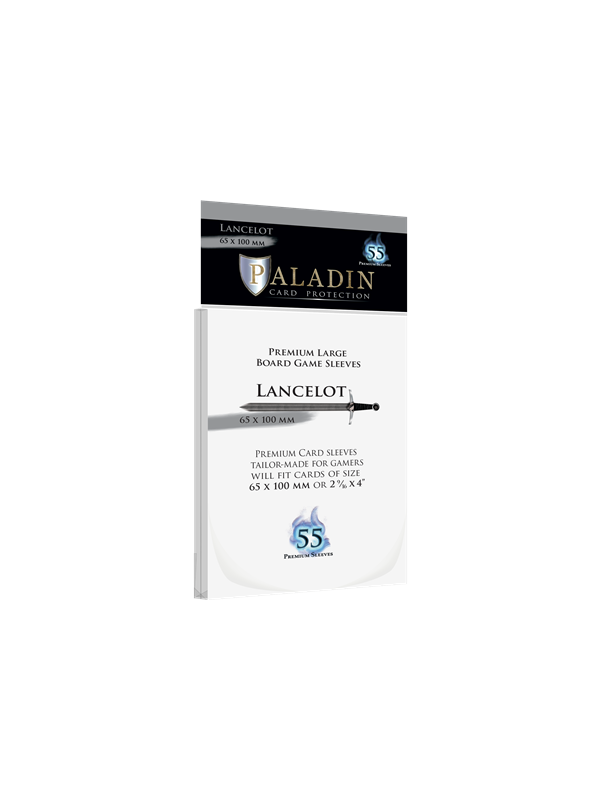 Paladin Sleeves - Lancelot Premium Large 65x100mm (55 Sleeves)