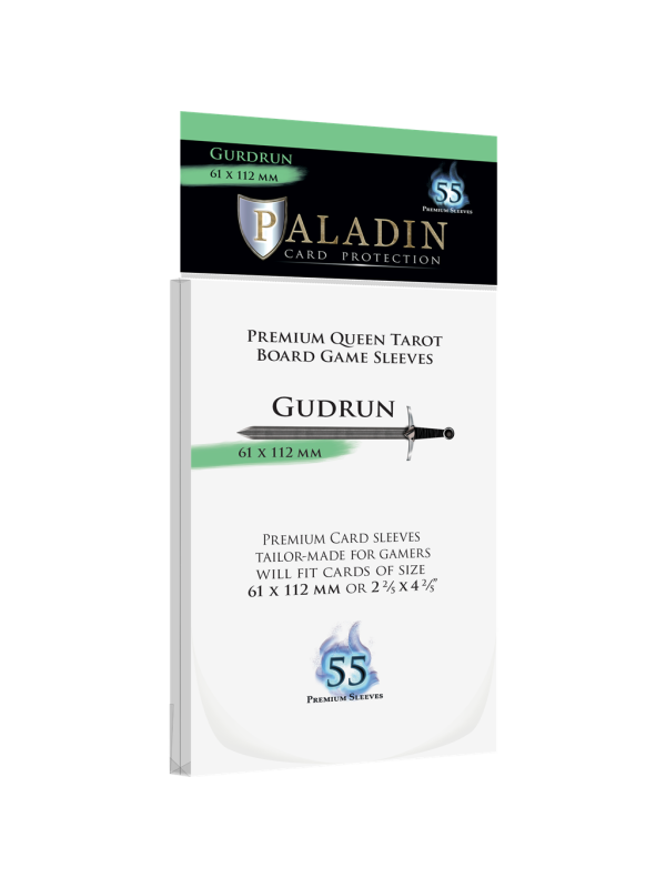 Paladin Sleeves - Gudrun Premium Queen Tarot 61x112mm (55 Sleeves)