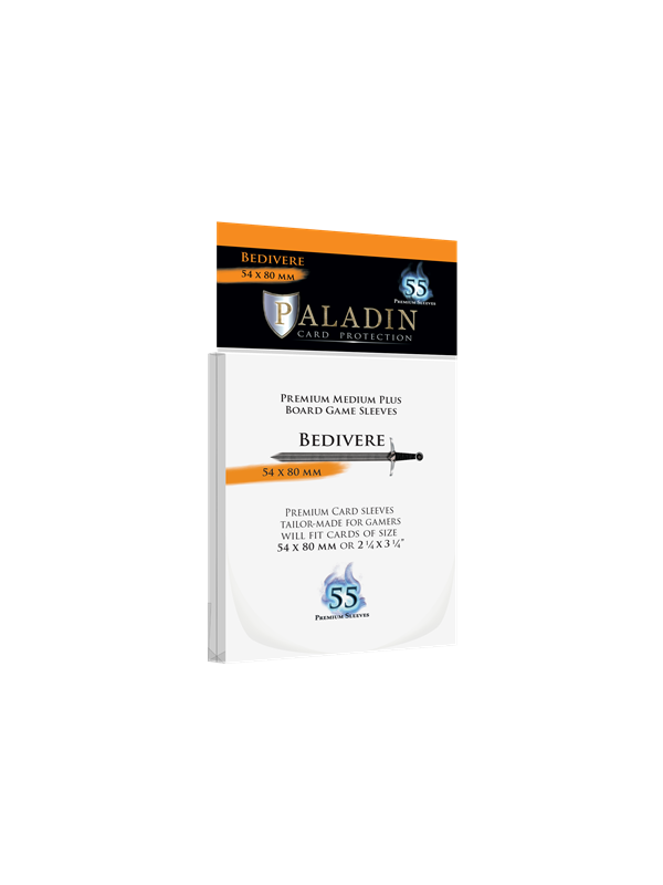 Paladin Sleeves - Bedivere Premium Medium Plus 54x80mm (55 Sleeves)
