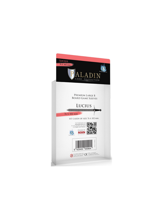 Paladin Sleeves - Lucius Premium Large B 76x102mm (55 Sleeves)