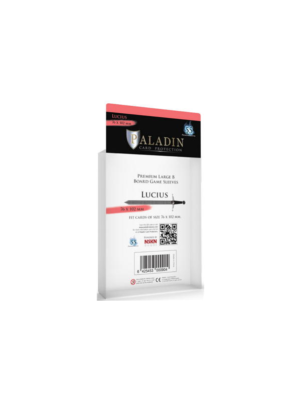Paladin Sleeves - Lucius Premium Large B 76x102mm (55 Sleeves)