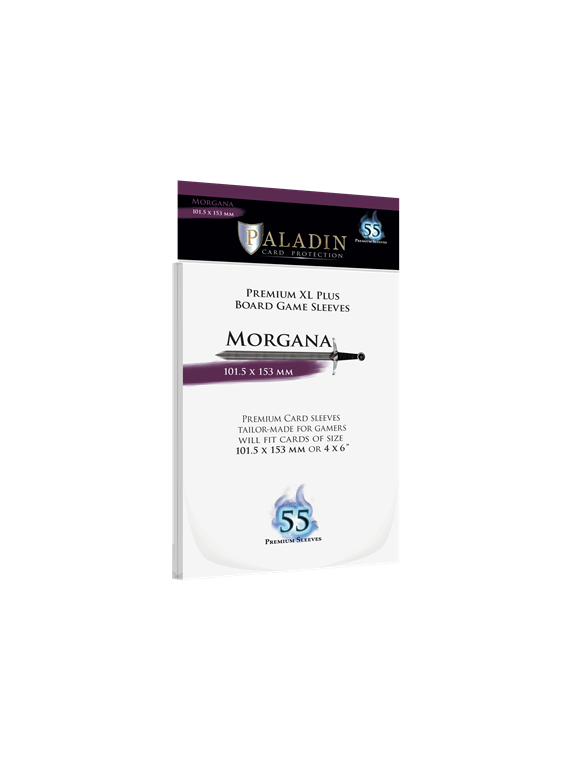 Paladin Sleeves - Morgana Premium XL PLUS 101.5x153mm (55 Sleeves)