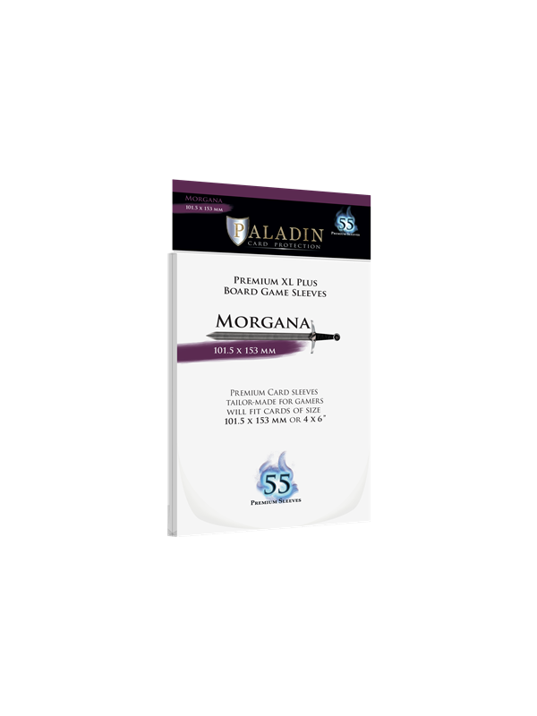 Paladin Sleeves - Morgana Premium XL PLUS 101.5x153mm (55 Sleeves)