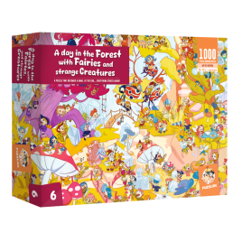 A Day in the Forest with Fairies & Strange Creatures Puzzle