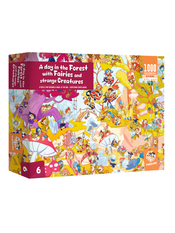 A Day in the Forest with Fairies & Strange Creatures Puzzle