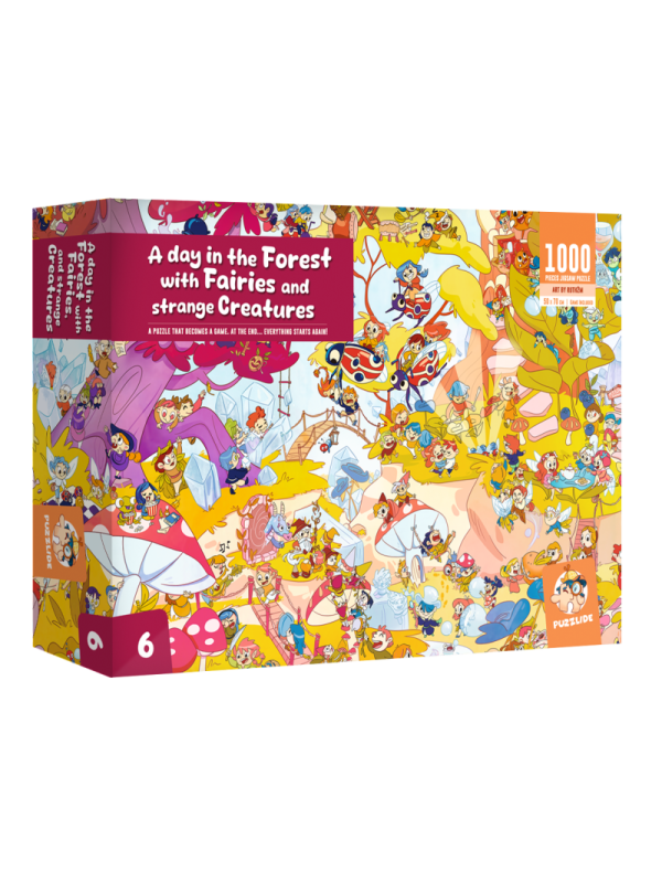 A Day in the Forest with Fairies & Strange Creatures Puzzle