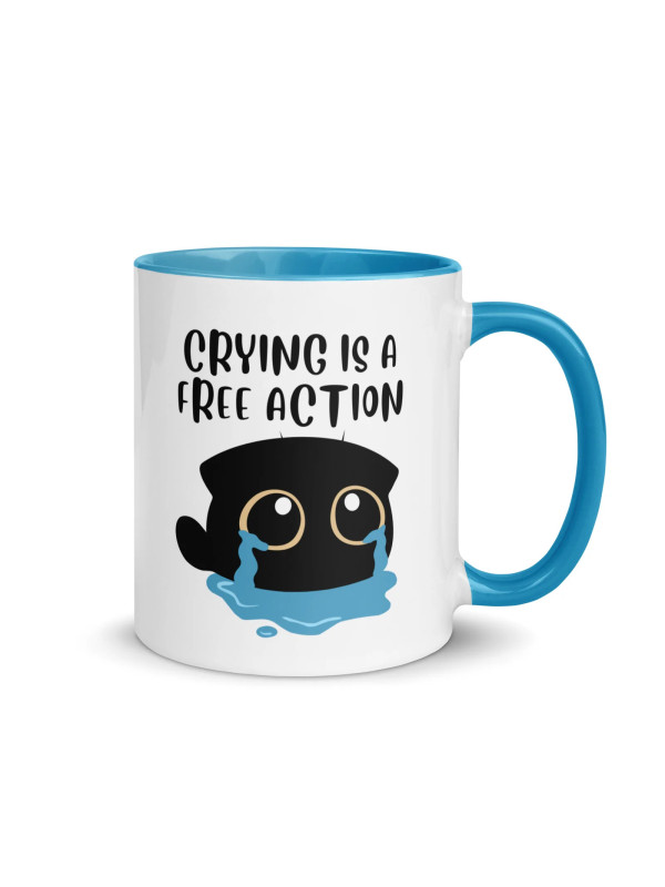 Crying is a Free Action - Mug