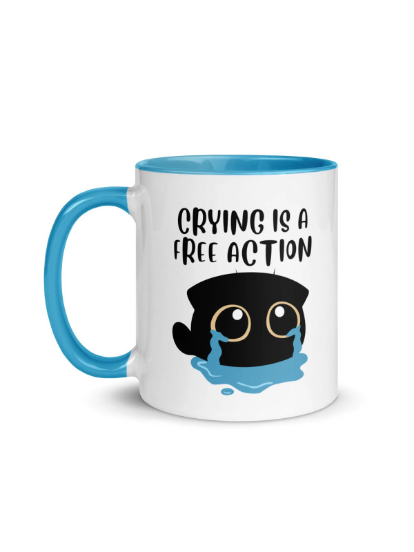 Crying is a Free Action - Mug