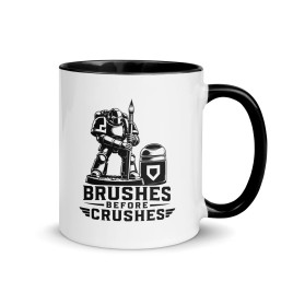 Brushes Before Crushes - Mug
