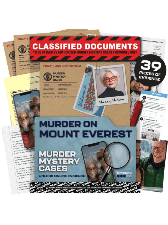 Murder Mystery Cases - Murder on Mount Everest