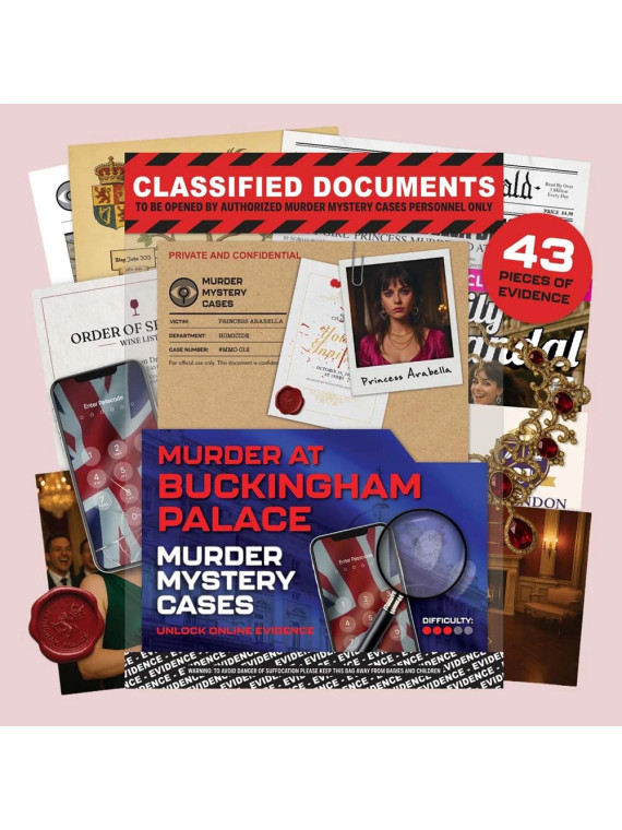 Murder Mystery Cases - Murder at Buckingham Palace