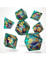 CritStones - Planar Pulse Liquid Liquid Core RPG Dice Set