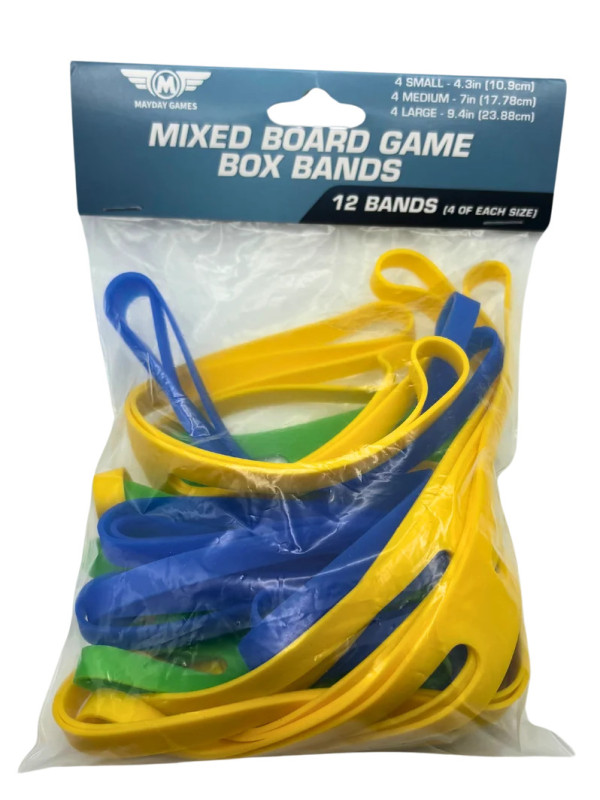 12 Pack of Mixed Board Game Box Bands