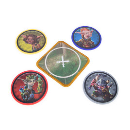 Too Many Bones Chip Coasters: Original Gearlocs