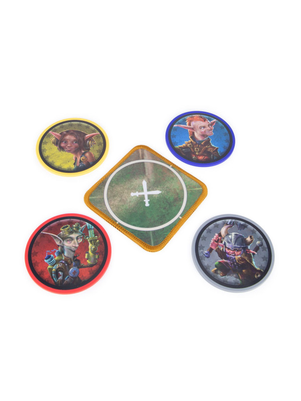 Too Many Bones Chip Coasters: Original Gearlocs