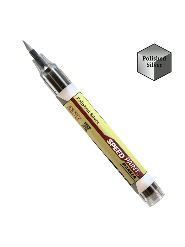 The Army Painter Speedpaint Marker - Polished Silver