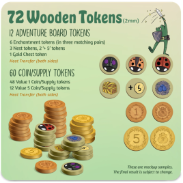 A Wild Venture: Wooden Tokens