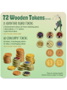 A Wild Venture: Wooden Tokens