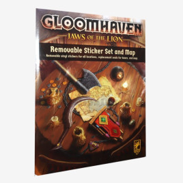 Gloomhaven: Jaws of the Lion Removable Sticker Set & Map