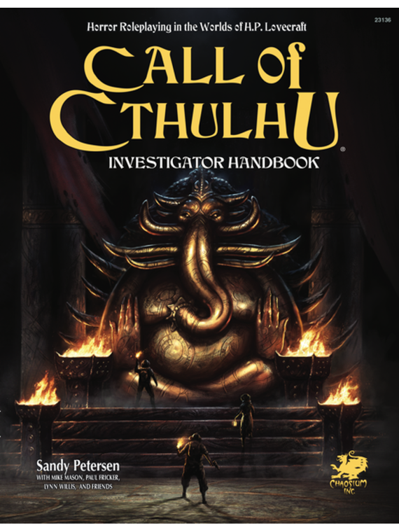 Call of Cthulhu RPG - Investigator Handbook 7th Edition