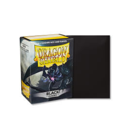 Dragon Shield Standard Sleeves - Black 100 Pcs