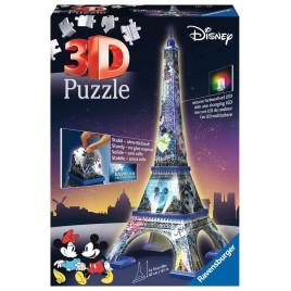 Puzzle Eiffel Tower Disney 3D LED