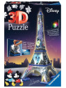 Puzzle Eiffel Tower Disney 3D LED