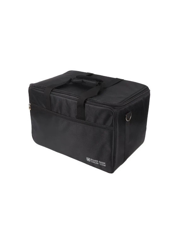 Premium Board Game Bag - Carbon Fiber Black