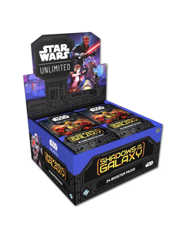 Star Wars Unlimited: The Shadows of the Galaxy Booster Display (24 booster packs)