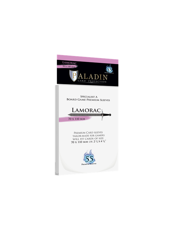 Paladin Sleeves - Lamorac Premium Specialist A 70x110mm (55 Sleeves)