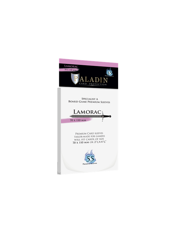 Paladin Sleeves - Lamorac Premium Specialist A 70x110mm (55 Sleeves)