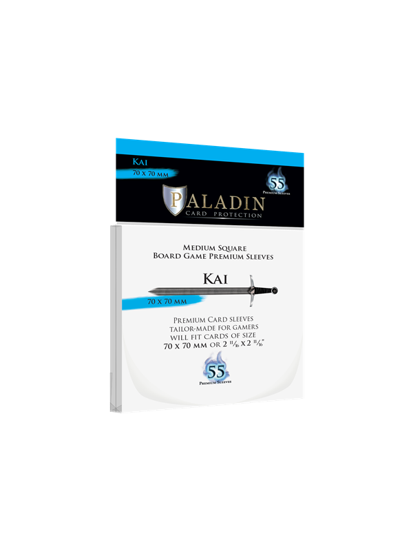 Paladin Sleeves - Kai Premium Square 70x70mm (55 Sleeves)