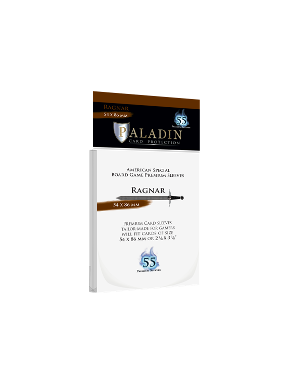 Paladin Sleeves - Ragnar Premium American Special 54x86mm (55 Sleeves)