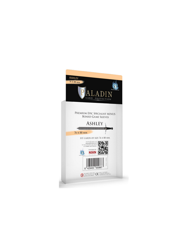 Paladin Sleeves - Ashley Premium Epic Specialist Minus 76x88mm (55 Sleeves)