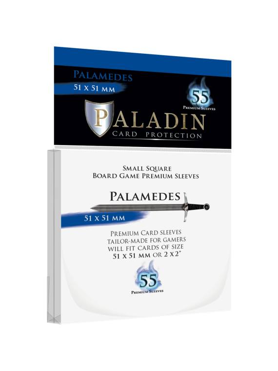 Paladin Sleeves - Palamedes Premium Small Square 51x51mm (55 Sleeves)