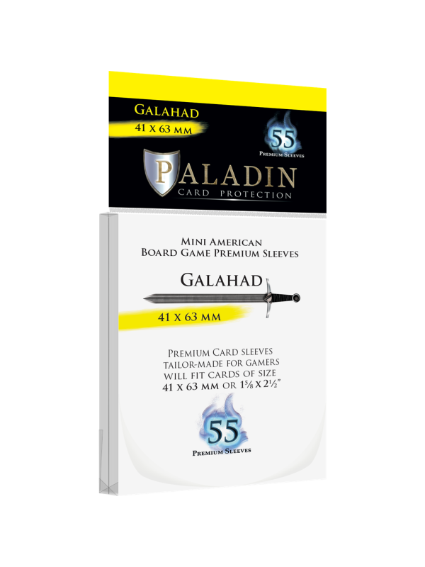 Paladin Sleeves - Galahad Premium Mini American 41x63mm (55 Sleeves)